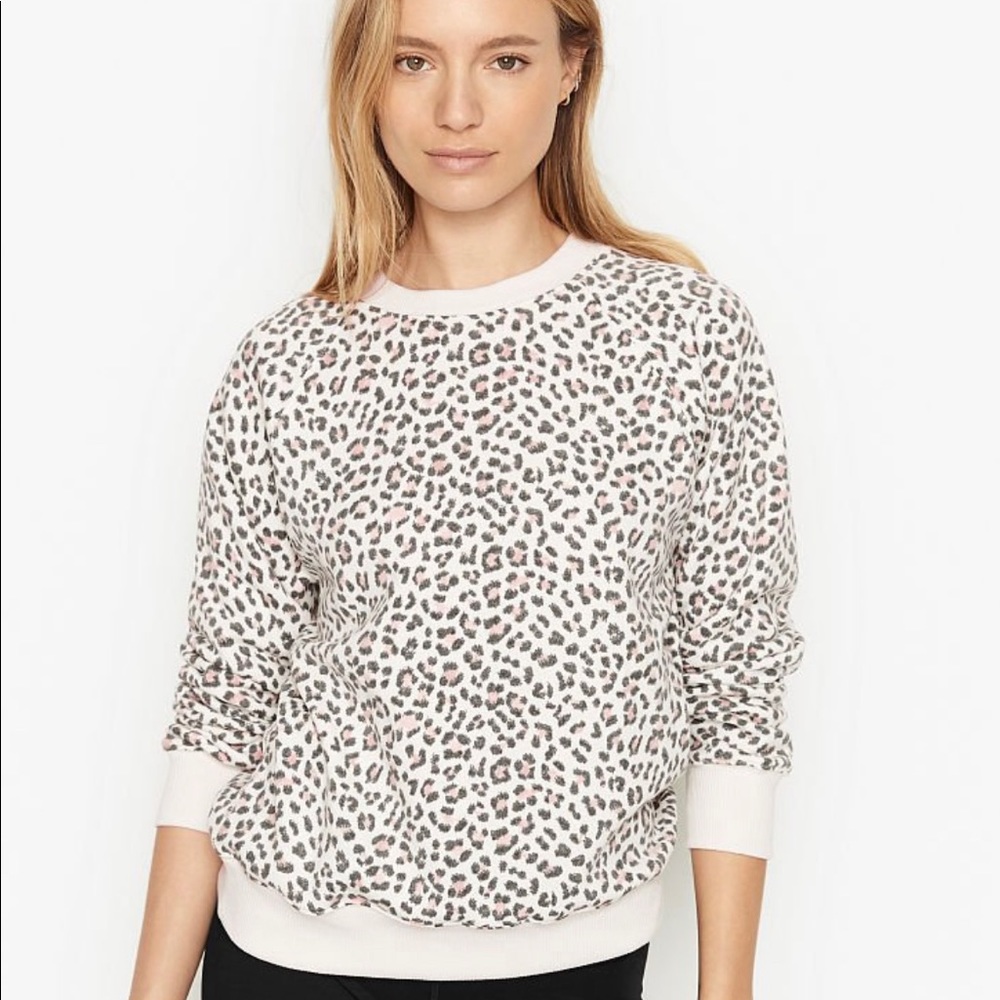 Victoria secret fleece crew neck - NWOT